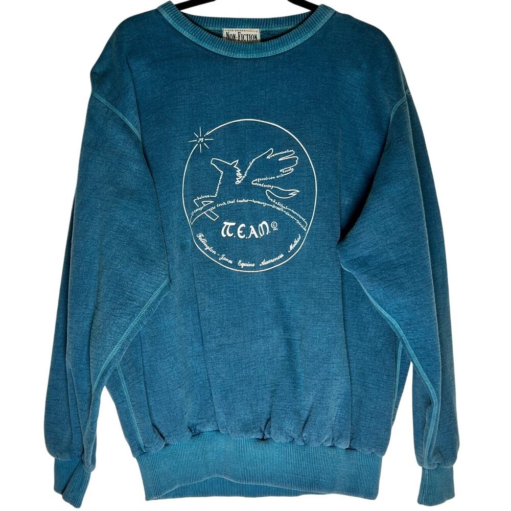Vintage Non-Fiction Canadian Classics Tellington T Touch Sweatshirt Cotton Sz 3